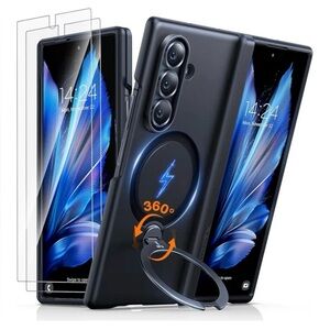 TORRAS 360 Spin Magnetic Stand/Case for Galaxy Z Fold 7, 360 Kickstand & Holder